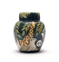 Moorcroft Contemporary Period; Moorcroft 'Noah's Ark' ginger jar