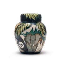 Moorcroft Contemporary Period; Moorcroft 'Noah's Ark' ginger jar