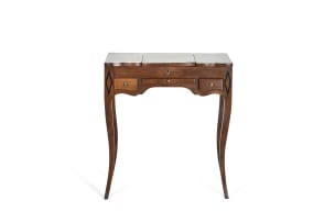 Continental inlaid dressing table, 19th century