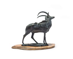 Arend Eloff; Sable Antelope with Tick Birds