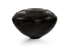 Penny Gumbi (1962- ); Large vessel with applied relief design