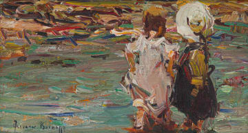Adriaan Boshoff; Children Wading I