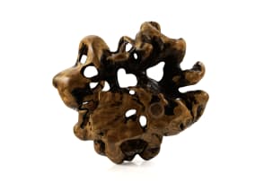 Rodney Band; Walnut root bowl with African blackwood inlay