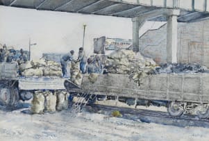 Durant Sihlali; Loading Coal