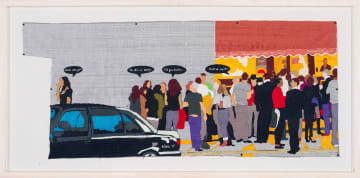 Billie Zangewa; Friday Afternoon in Notting Hill