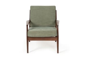 E.E. Meyer; E.E. Meyer Danish style imbuia armchair, South Africa, mid-20th century