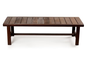 D.S. Vorster; D.S. Vorster kiaat coffee table, South Africa, mid-20th century