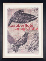 William Kentridge; The Magic Flute, Poster