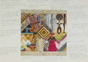 Mark Enslin; Africa, working drawing