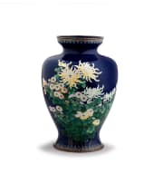 A Japanese Cloisonné vase, Ando Cloisonné Company, late 19th/early 20th century