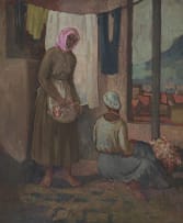 Robert Melvin Simmers; The Flower Sellers, Cape Town