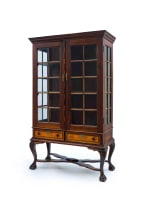 Cape yellowwood and stinkwood inlaid cabinet-on-stand, South Africa,19th century