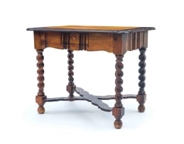 Cape stinkwood and beefwood side table, South Africa, late18th century/early 19th century