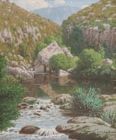 Jan Ernst Abraham Volschenk; In the Courente River Gorge, Riversdale