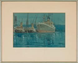 Nils Andersen; Harbour Scene