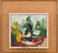 Paul du Toit; Trees and Stream
