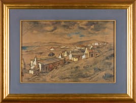 Gregoire Boonzaier; Strandhuisies (Beach Cottages)