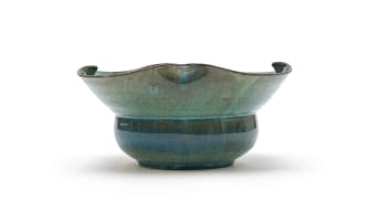 Globe Potteries; Petal-shaped bowl