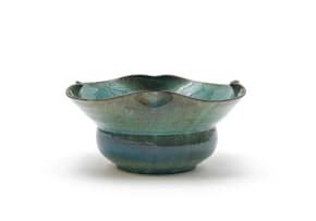 Globe Potteries; Petal-shaped bowl