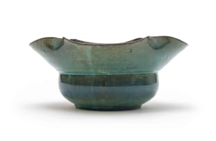 Globe Potteries; Petal-shaped bowl