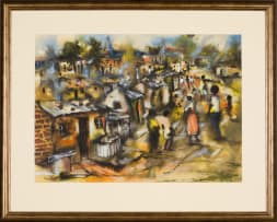 Ephraim Ngatane; Township Scene