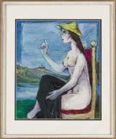 Armando Baldinelli; Seated Nude
