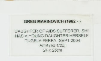 Greg Marinovich; Daughter of Aids Sufferer, She has a Young Daughter Herself, Tugela Ferry