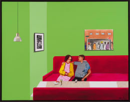 Sam Nhlengethwa; Lover's Corner