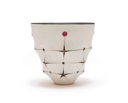 Andile Dyalvane; White Scarified Pot