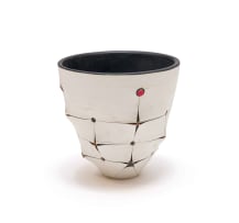 Andile Dyalvane; White Scarified Pot