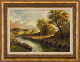 Titta Fasciotti; Hut by a Stream