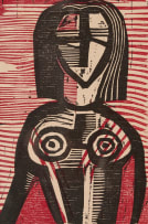 Cecil Skotnes; Woman in Red