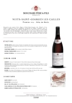 Bouchard Père et Fils; Nuits-Saint-Georges Les Cailles; 2007; 1 (1 x 1); 1500ml