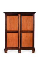 Cape Riversdale yellowwood, stinkwood and inlaid cupboard, South Africa, early 19th century