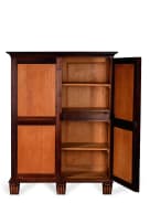 Cape Riversdale yellowwood, stinkwood and inlaid cupboard, South Africa, early 19th century