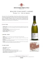 Bouchard Père et Fils; Beaune Clos Saint-Landry; 2017; 3 (1 x 3); 750ml