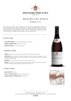 Bouchard Père et Fils; Beaune Les Avaux; 2017; 6 (1 x 6); 750ml