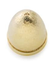 A Stuart Devlin silver-gilt and enamelled novelty surprise egg, London, 1980, Limited Edition 85/100