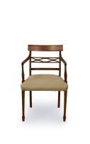 Set of fourteen Regency style mahogany dining chairs, 19th century