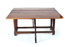 Cape yellowwood and stinkwood gate-leg table, South Africa, 18th century