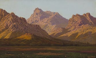 Tinus de Jongh; Mountain Landscape