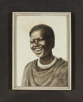 Gerard Bhengu; Portrait of a Woman Laughing