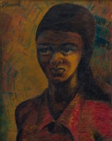 Gerard Sekoto; Pensive Young Woman