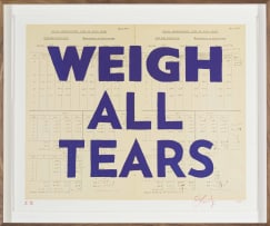 William Kentridge; Weigh All Tears
