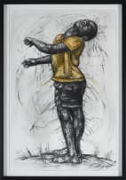 Cromwell Ngobeni; Standing Figure in Yellow
