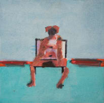 Robert Hodgins; Seated Nude