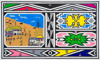 Esther Mahlangu; Double Pattern Homestead