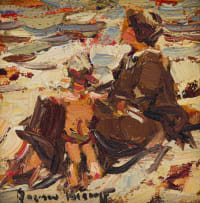 Adriaan Boshoff; Mother and Child at the Beach