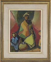 Pranas Domsaitis; Woman and Child