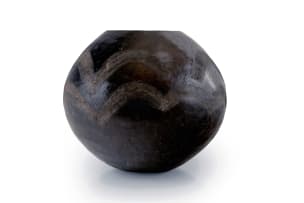 Unrecorded artist; Ukhamba (Traditional isiZulu Vessel) with incised wave design